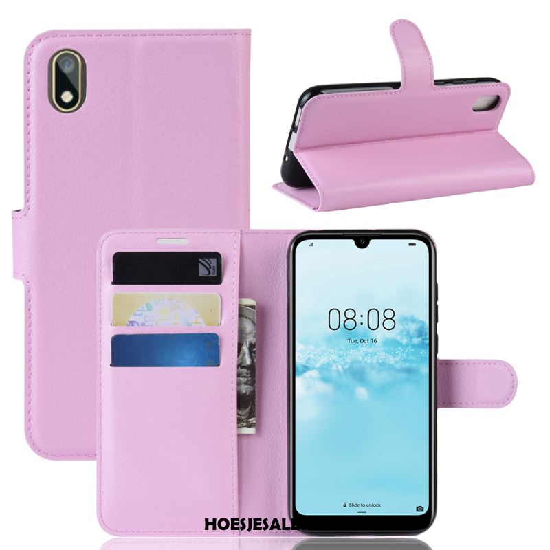 Huawei Y5 2019 Hoesje Rood Folio Roze All Inclusive Hoes Sale