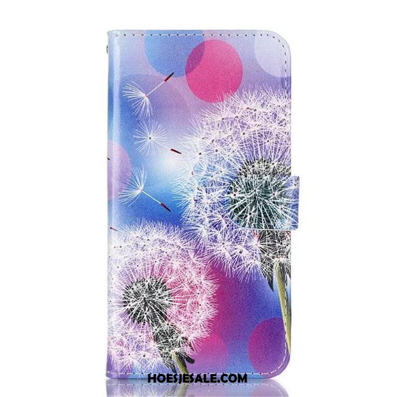 Huawei Y6 2018 Hoesje Reliëf Purper Anti-fall Leren Etui Hoes Kopen