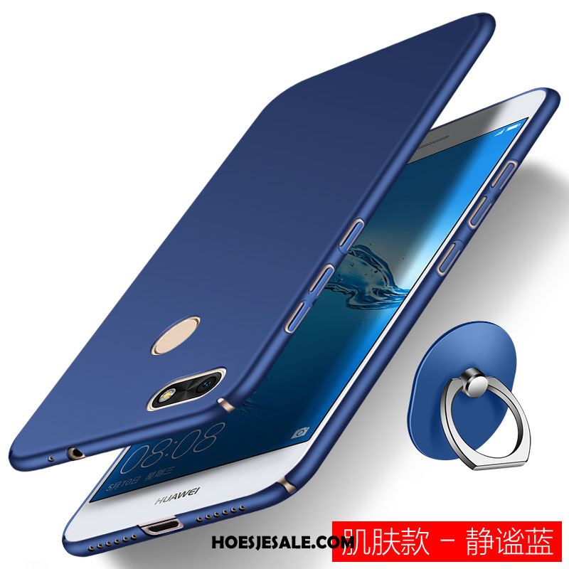 Huawei Y6 Pro 2017 Hoesje Mobiele Telefoon Hard Tempereren Blauw Ondersteuning Sale