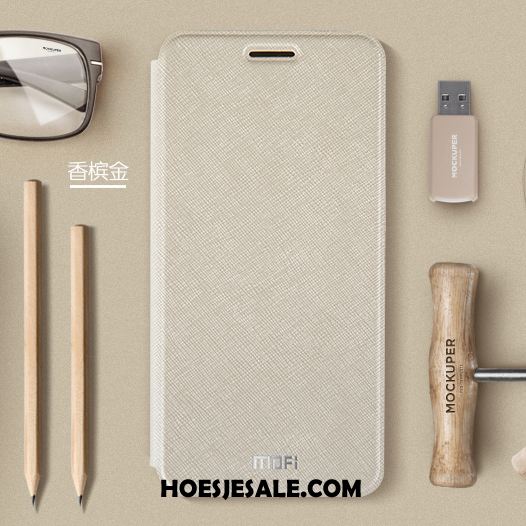 Huawei Y7 2018 Hoesje Hoes Mobiele Telefoon Anti-fall Trendy Merk Goud Goedkoop