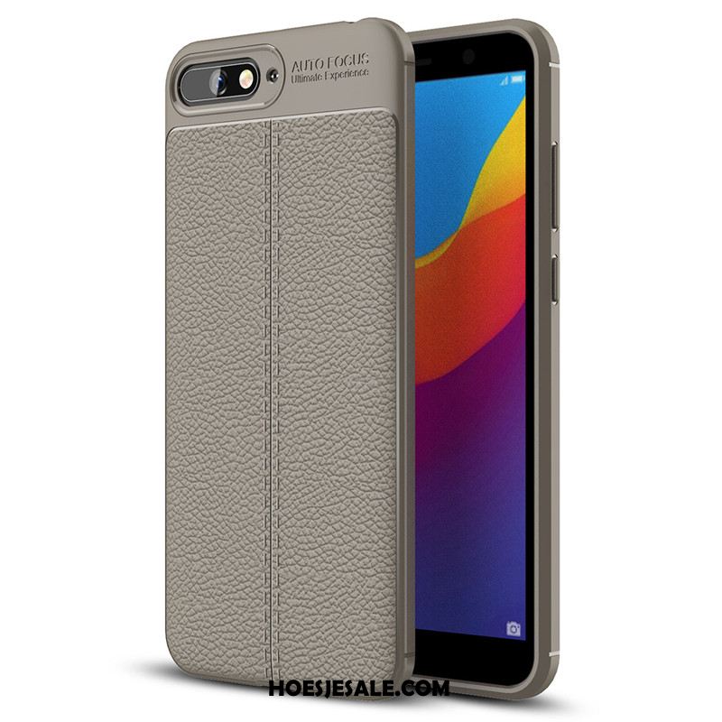 Huawei Y7 2018 Hoesje Leer Mobiele Telefoon All Inclusive Nieuw Hoes Sale