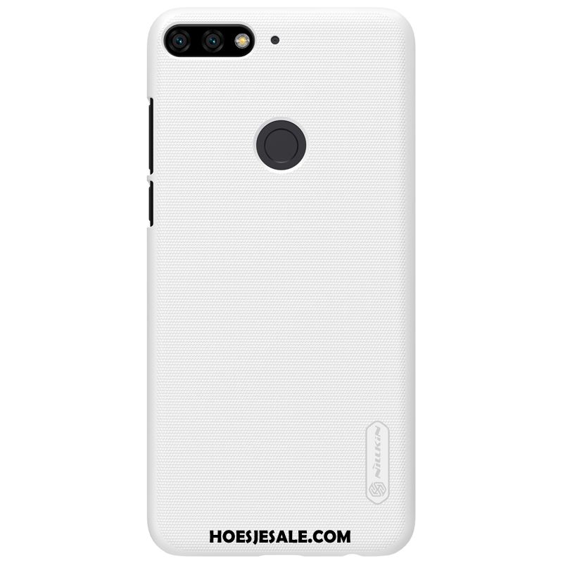 Huawei Y7 2018 Hoesje Schrobben Mobiele Telefoon Bescherming Skärmskydd Anti-fall Online