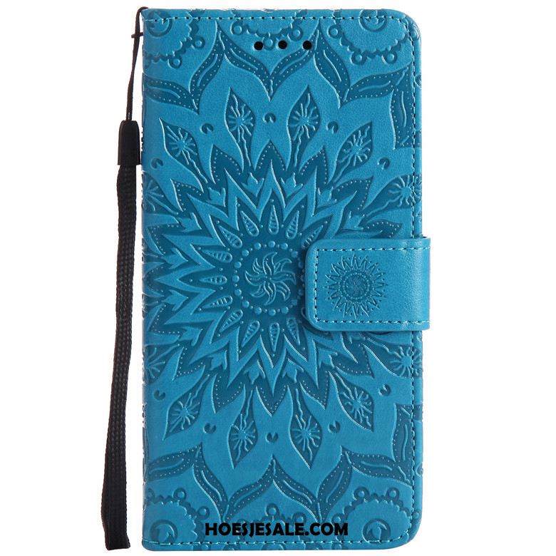 Huawei Y7 2018 Hoesje Siliconen Anti-fall Bescherming Clamshell Leren Etui Sale