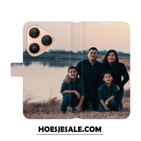 Leren Hoesje Huawei Pura 80 Trendy Bescherming Hoesje