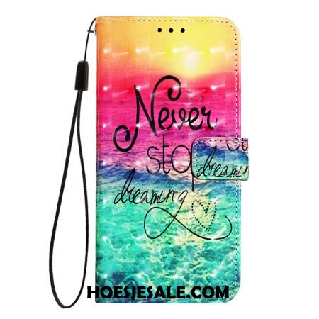 Leren Hoesje Oneplus Nord 4 Never Stop Dromen