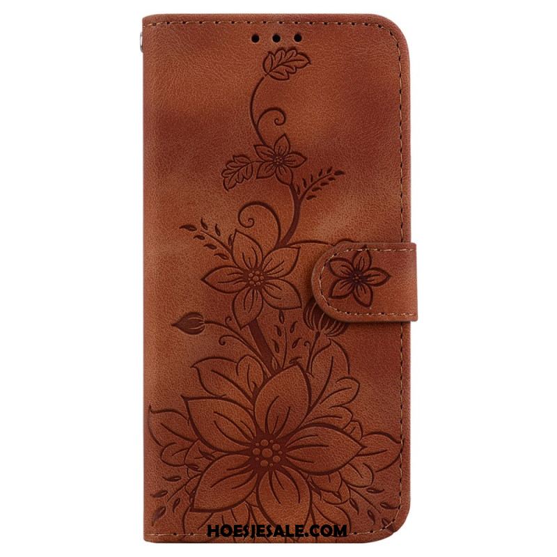 Leren Hoesje Oppo Reno 13 5g Fleur-de-lys Patroon Bescherming Hoesje