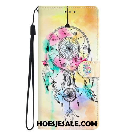 Leren Hoesje Oppo Reno 14 5g Dromenvanger Aquarel Bescherming Hoesje