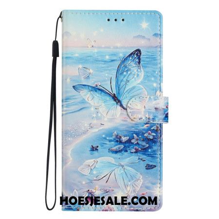 Leren Hoesje Oppo Reno 14 5g Oceaanvlinder Bescherming Hoesje