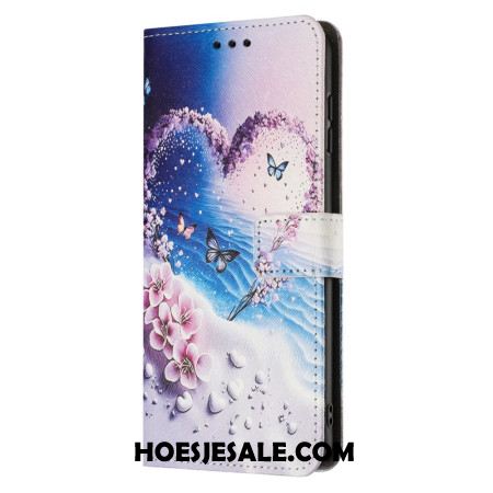 Leren Hoesje Samsung Galaxy A17 4g / 5g Hartvlinder Bescherming Hoesje