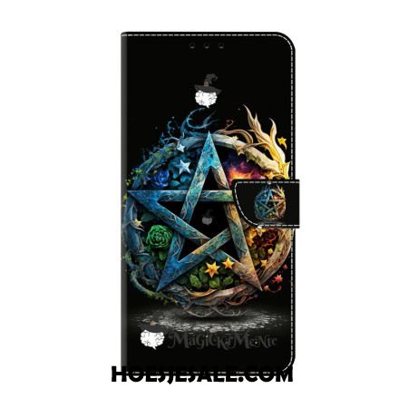 Leren Hoesje Samsung Galaxy S26 Pentagram Bescherming Hoesje