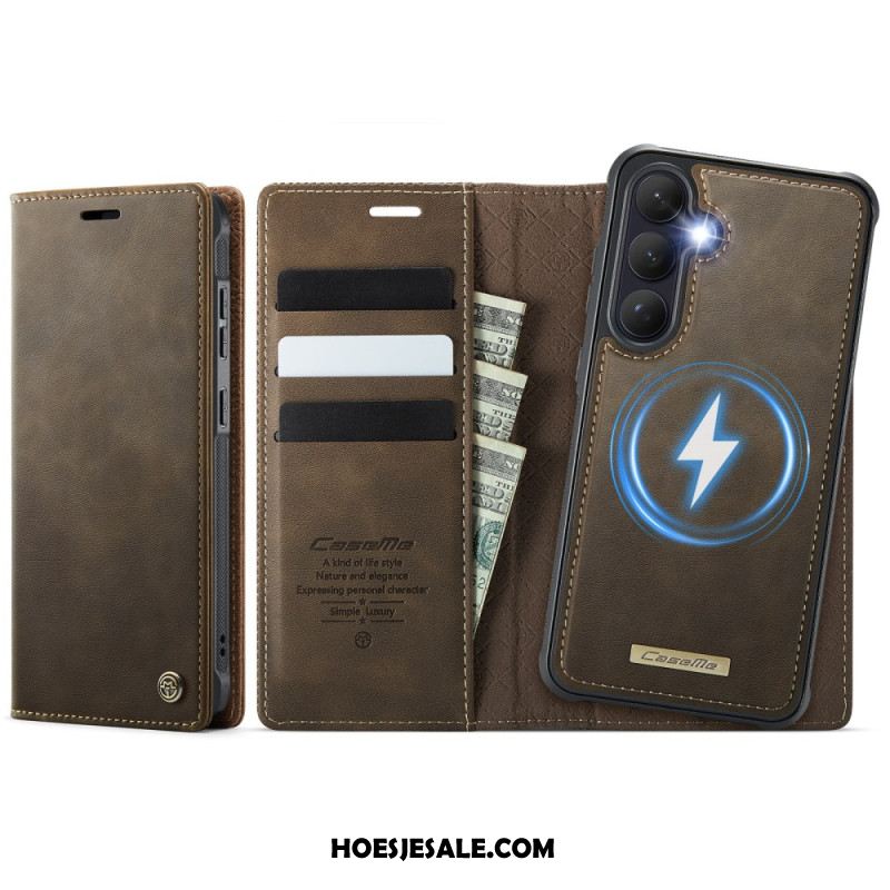 Leren Hoesje Samsung Galaxy S26 Plus Afneembare Hoes Caseme