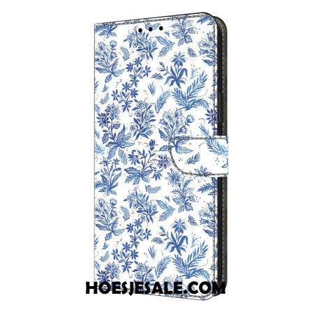 Leren Hoesje Samsung Galaxy S26 Plus Bloemenveld Bescherming Hoesje