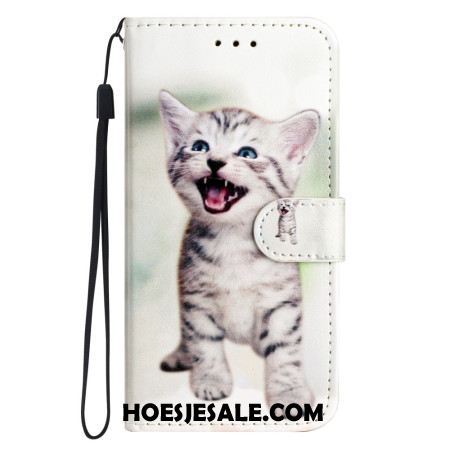 Leren Hoesje Sony Xperia 1 Vii Katje Bescherming Hoesje