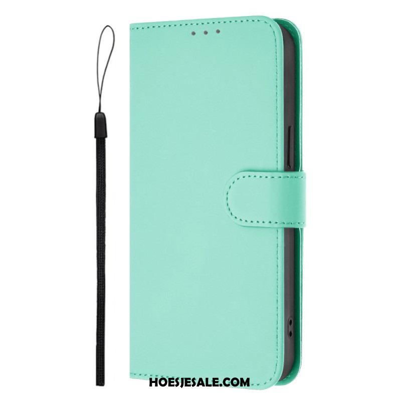 Leren Hoesje Sony Xperia 1 Vii Monochroom Bescherming Hoesje