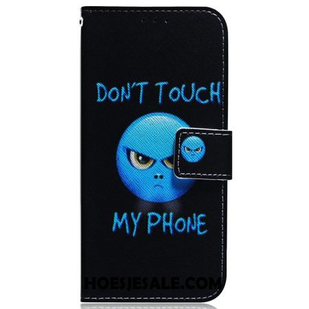 Leren Hoesje Sony Xperia 10 Vii Emoji Telefoon