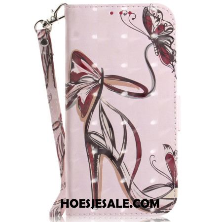 Leren Hoesje Sony Xperia 10 Vii Sandalen Met Bandjes Bescherming Hoesje