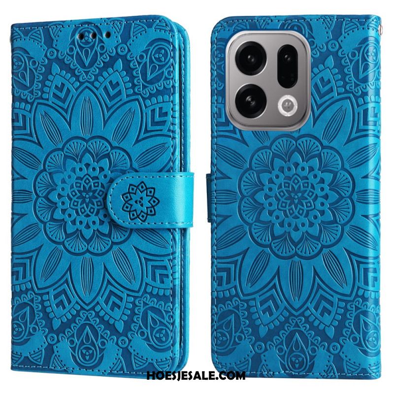 Leren Hoesje Voor Oppo Find X9 5g Mandala