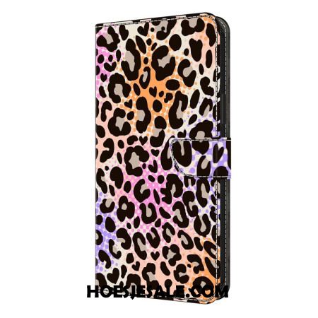 Leren Hoesje Voor Samsung Galaxy S26 Plus Gevlekte Luipaardprint