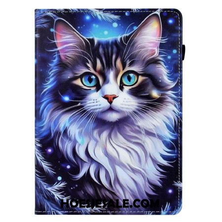 Leren Hoesje Voor Samsung Galaxy Tab S11 Winterkat