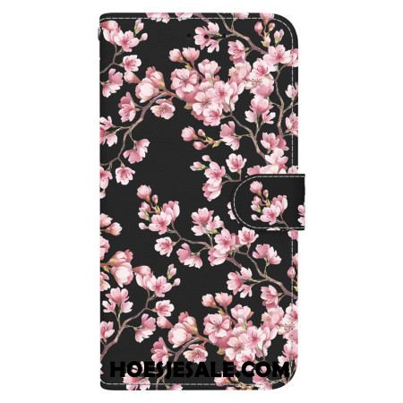 Leren Hoesje Voor Xiaomi 15 Pro Pruimenbloesem