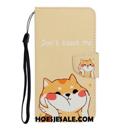 Leren Hoesje Voor Xiaomi Redmi Note 14 Pro Plus 5g Shiba Inu Patroon