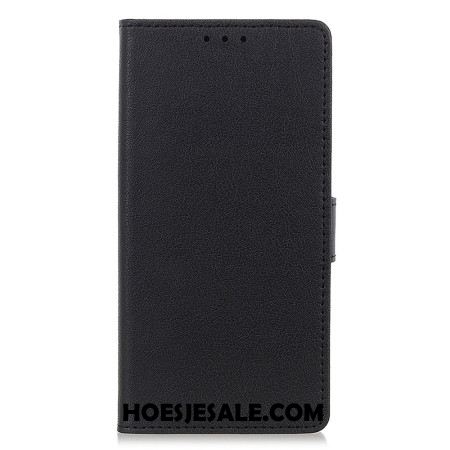 Leren Hoesje Xiaomi 15 Ultra Klassiek Zwart