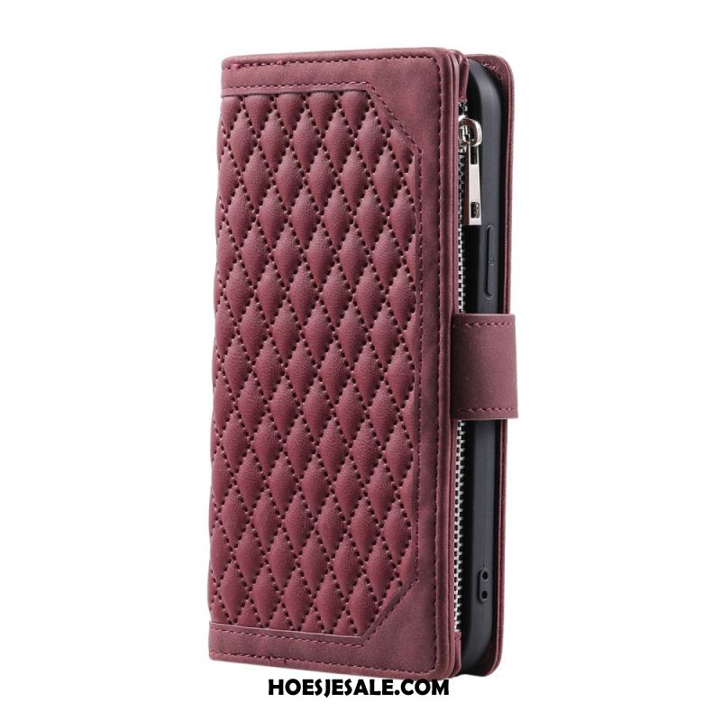 Leren Hoesje Xiaomi 15t Gewatteerde Portemonnee Bescherming Hoesje