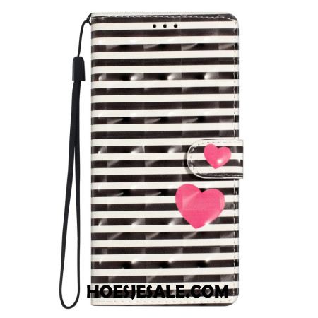 Leren Hoesje Xiaomi 15t Pro Strepen En Hart