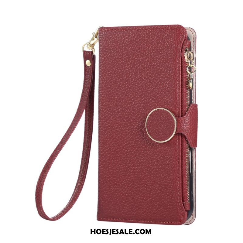 Leren Hoesje Xiaomi 17 Pro Max Vintage Portemonnee Met Rits