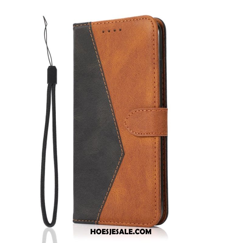 Leren Hoesje Xiaomi 17 Pro Tweekleurig