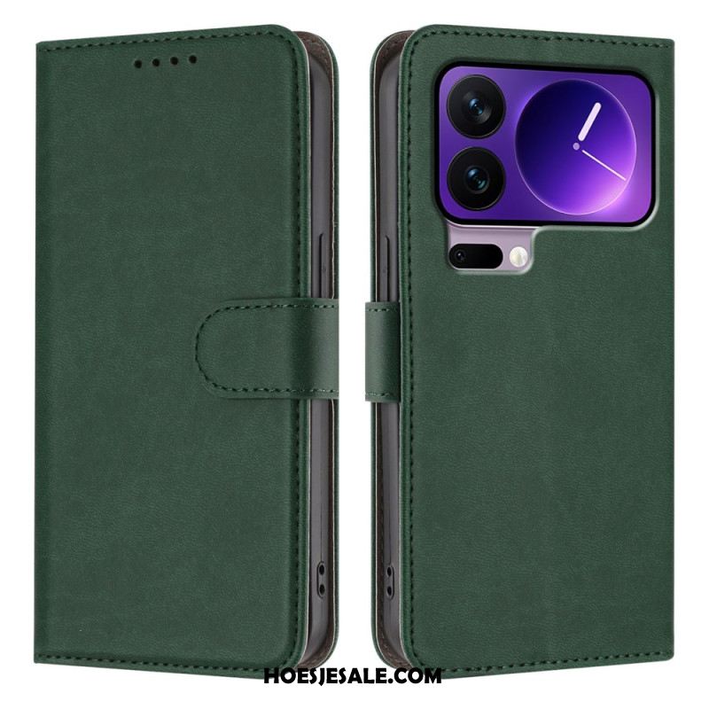 Leren Hoesje Xiaomi 17 Pro Verstelbare Standaard Bescherming Hoesje