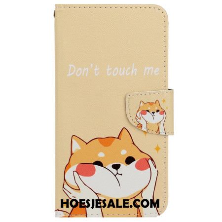 Leren Hoesje Xiaomi Redmi Note 13 Pro 4g Akita-patroon Met Riem Bescherming Hoesje