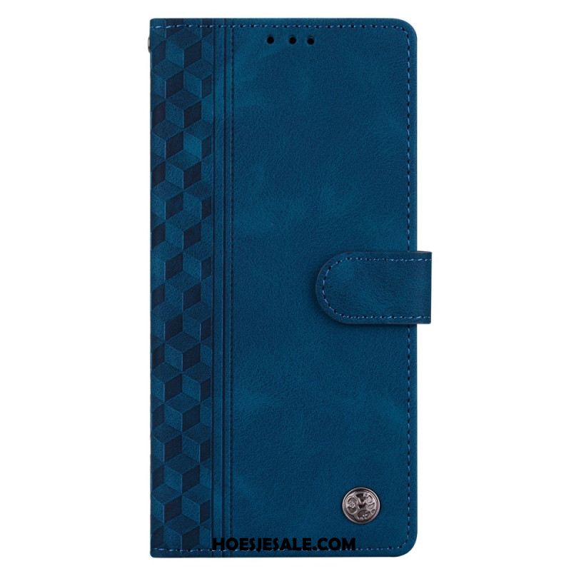 Leren Hoesje Xiaomi Redmi Note 14 5g Frieze En Klinknagels