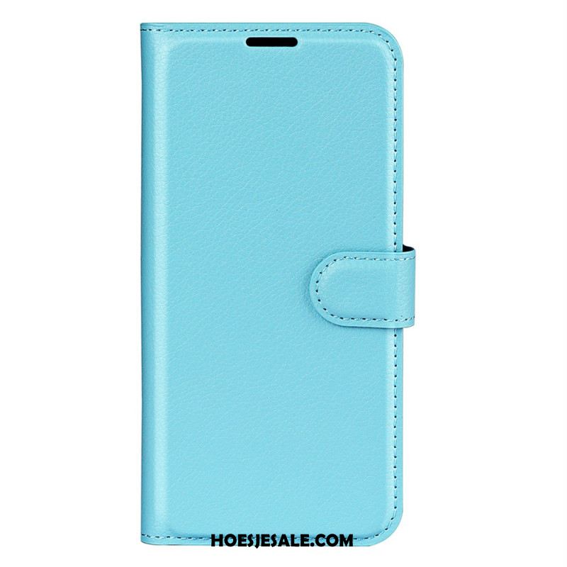 Leren Hoesje Xiaomi Redmi Note 14 Pro Plus 5g Klassiek Lychee Kunstleer