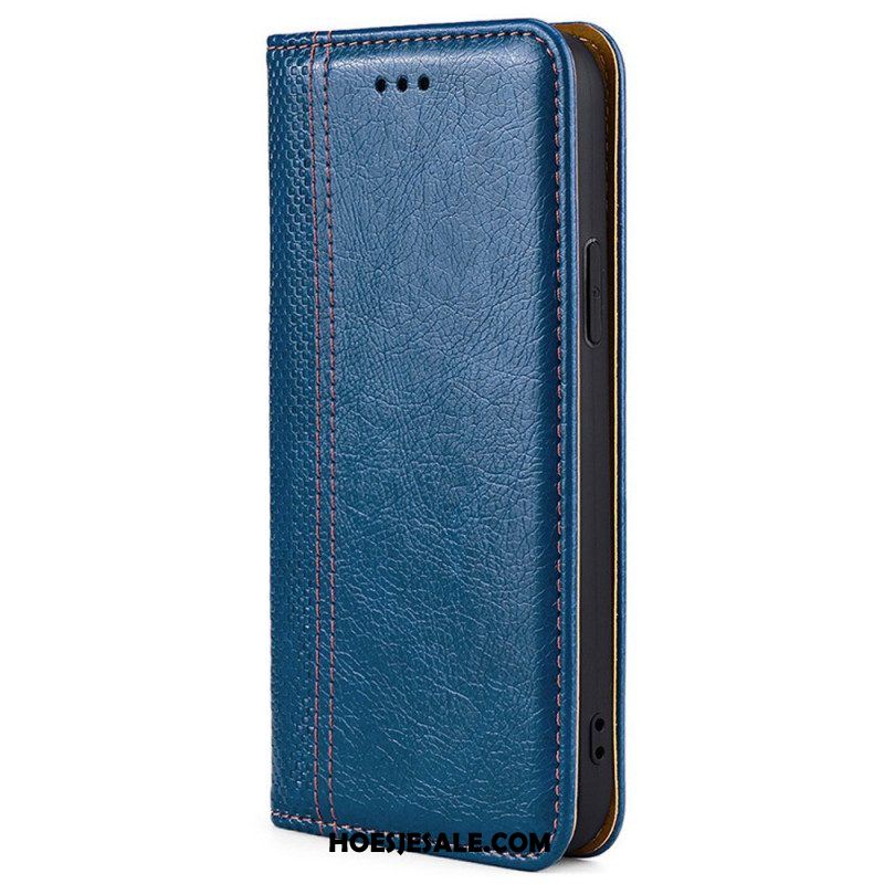 Leren Hoesje voor OnePlus Nord 2T 5G Vintage-stijl