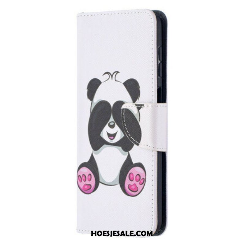 Leren Hoesje voor Samsung Galaxy M12 / A12 Panda-plezier