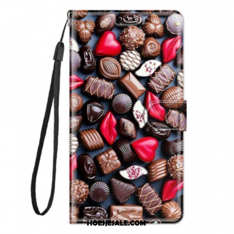 Leren Hoesje voor Samsung Galaxy M23 5G Chocolade