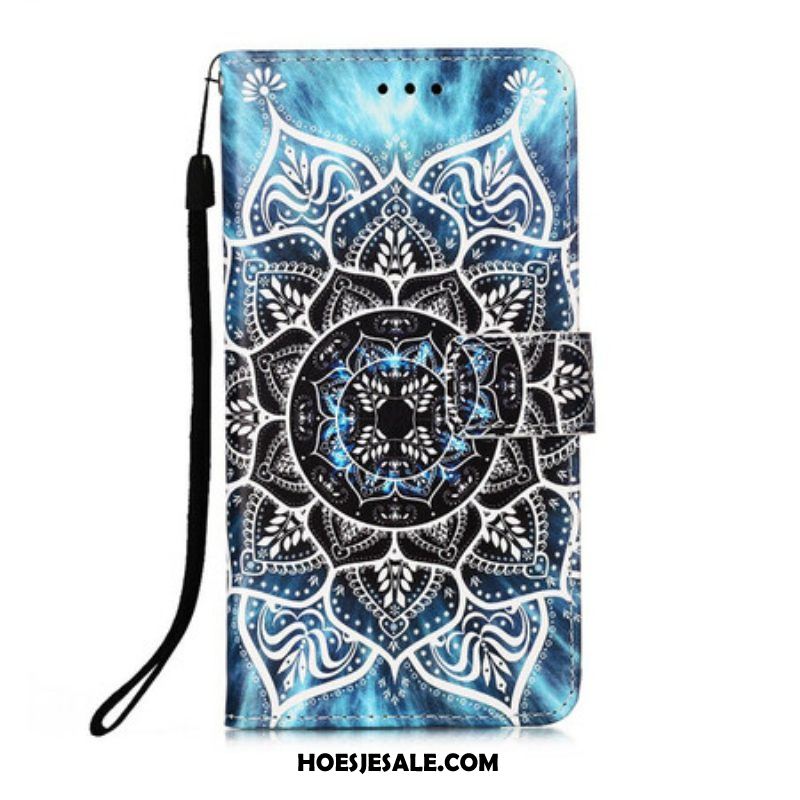 Leren Hoesje voor Samsung Galaxy S21 5G Mandala In De Lucht