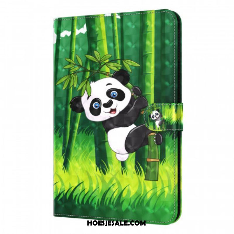 Leren Hoesje voor Samsung Galaxy Tab A8 (2021) Panda