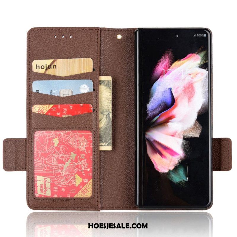 Leren Hoesje voor Samsung Galaxy Z Fold 4 Kunstleer Winston