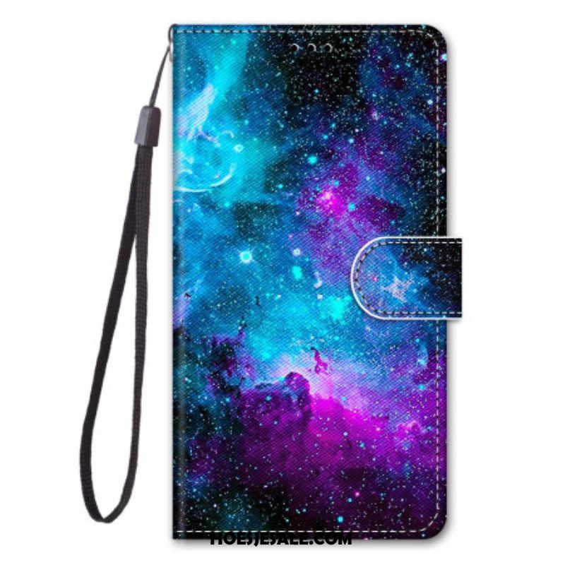 Leren Hoesje voor Sony Xperia 1 IV Kosmische Hemel