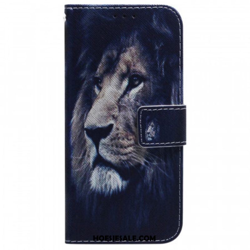 Leren Hoesje voor Xiaomi 12 Pro Leeuw