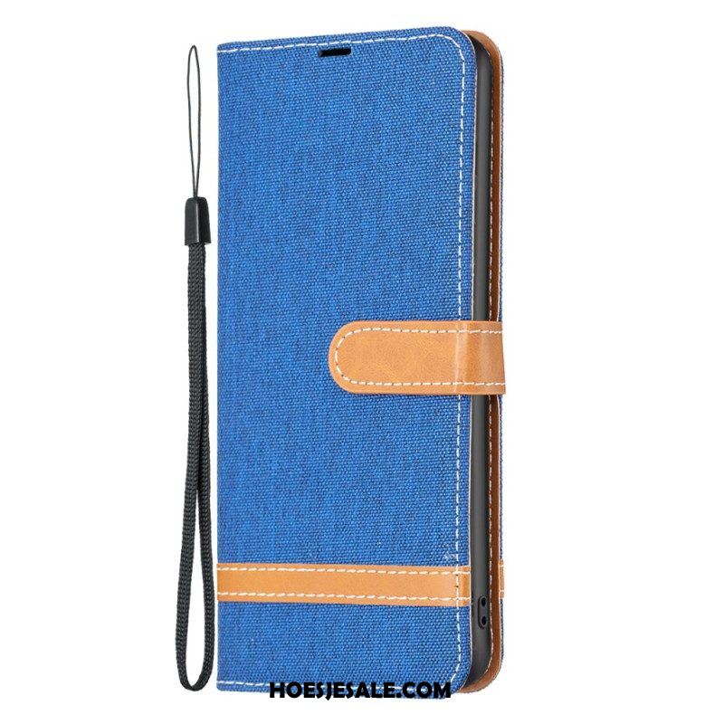 Leren Hoesje voor Xiaomi 13 Lite Met Ketting Band Stof