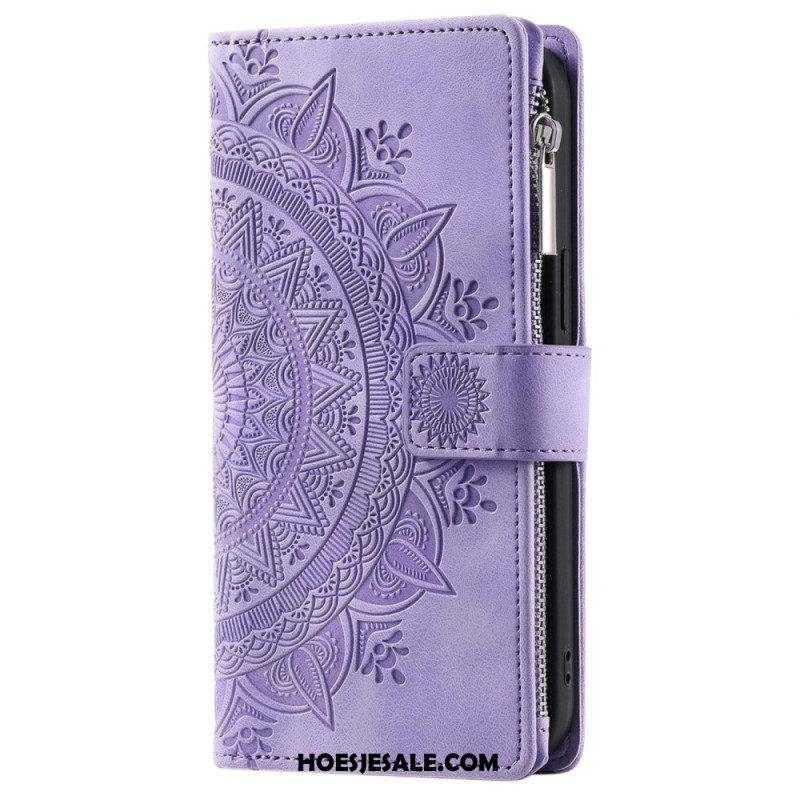 Leren Hoesje voor Xiaomi Redmi Note 12 4G Met Mandala Portemonnee