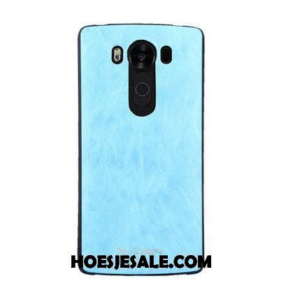 Lg G4 Hoesje Anti-fall Blauw Siliconenhoesje All Inclusive Leer Kopen