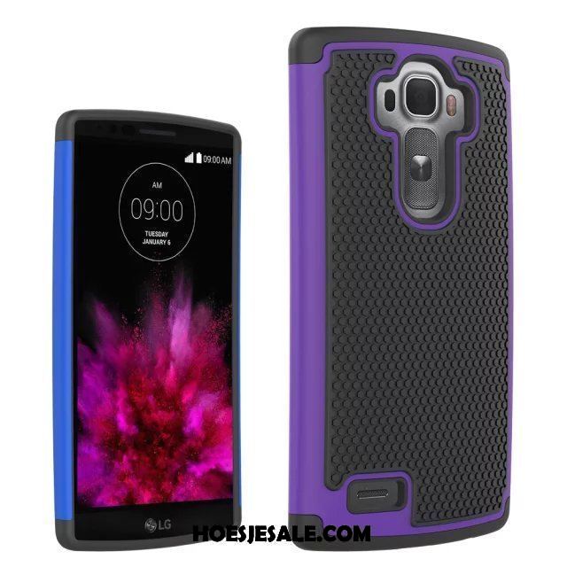 Lg G4 Hoesje Anti-fall Hoes Ondersteuning Bescherming Purper Korting