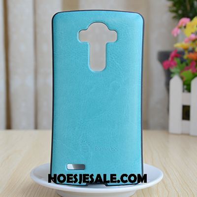 Lg G4 Hoesje Blauw Echte Leren Etui Mobiele Telefoon Bescherming Kopen