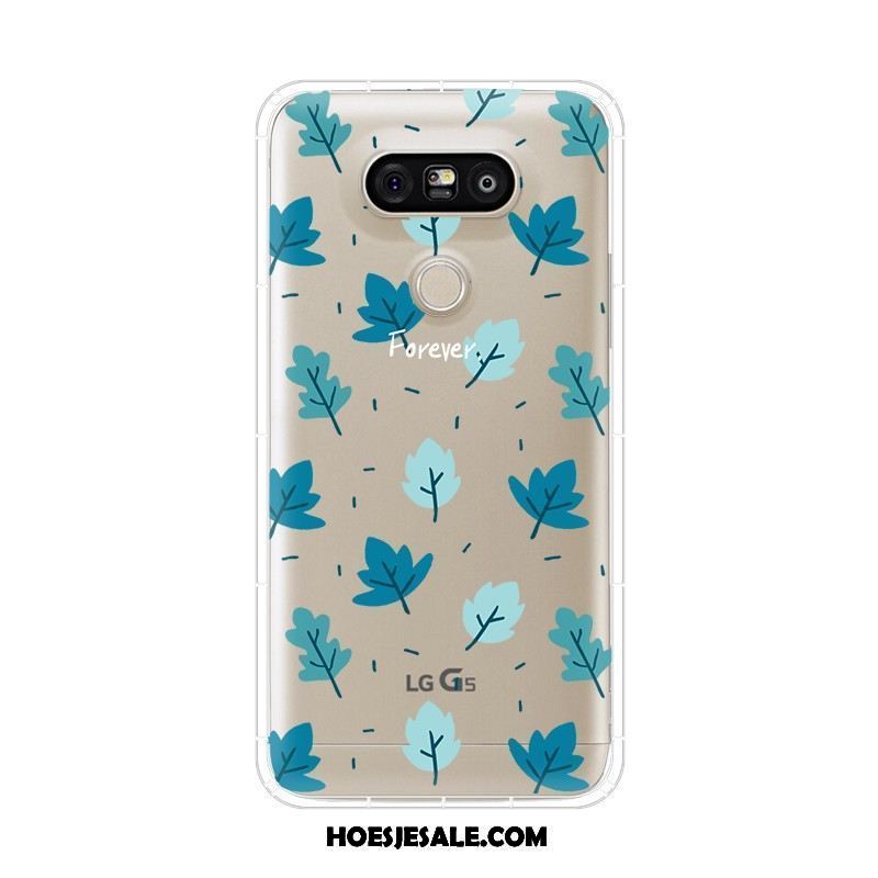 Lg G5 Hoesje Pas Siliconen Blauw Hanger Anti-fall Goedkoop