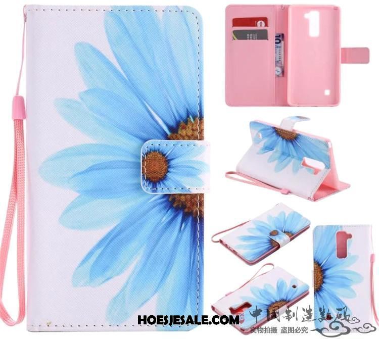 Lg K11 Hoesje Bescherming Blauw Mobiele Telefoon Leren Etui Zacht Kopen