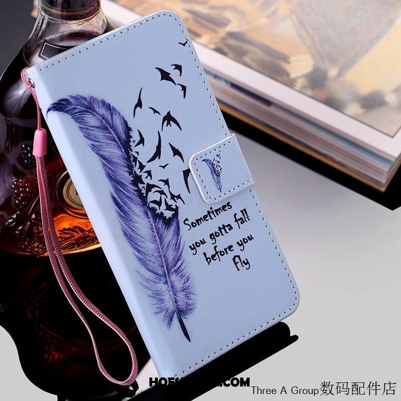 Lg Q Stylus Hoesje Leren Etui Anti-fall Bescherming Wit Zacht Goedkoop